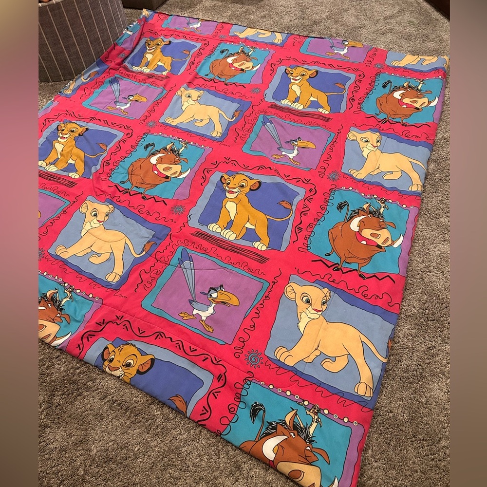 Disney The Lion King Vintage Comforter Full/queen 84x75